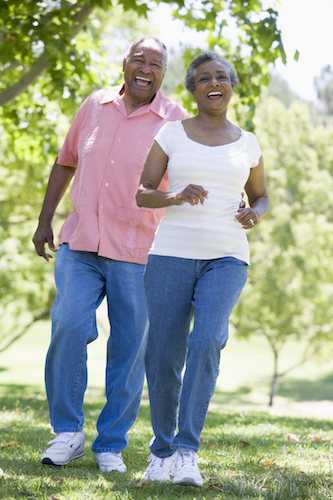 Image of a couple walking